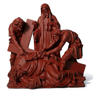 Jesus Falls The Third Time Sta Statue - 56-inch