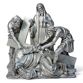 Jesus Falls The Third Time Sta Statue - 56-inch