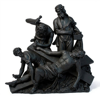 Jesus Is Nailed To Cross Stati Statue - 47-inch