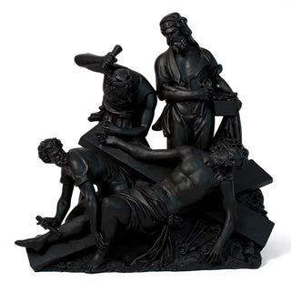 Jesus Is Nailed To Cross Stati Statue - 47-inch