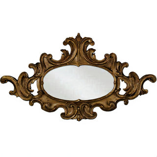 Oval Scroll Frame — Bronze finish