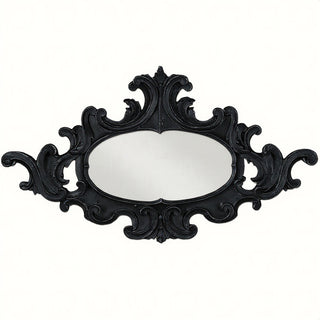 Oval Scroll Frame — Dusted Black finish