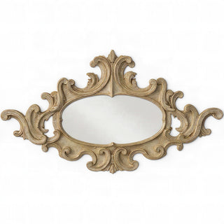 Oval Scroll Frame — Gothic Stone finish