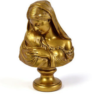 Madonna by Marwall Wall Plaque - 15.5-inch — Antique Gold finish