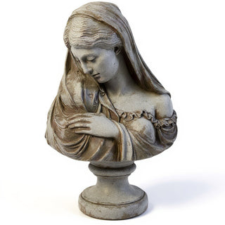 Madonna by Marwall Wall Plaque - 15.5-inch — Antique Stone finish