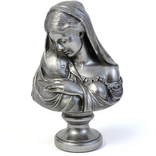 Madonna by Marwall Wall Plaque - 15.5-inch — Antique Silver finish