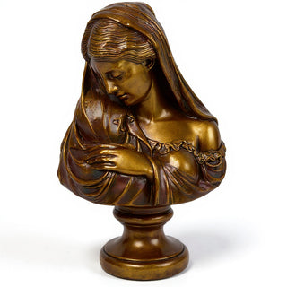 Madonna by Marwall Wall Plaque - 15.5-inch — Bronze finish