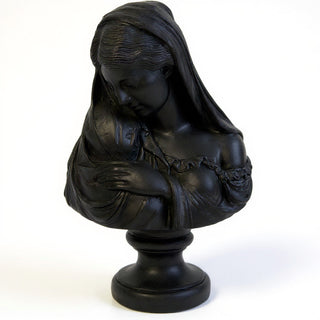 Madonna by Marwall Wall Plaque - 15.5-inch — Dusted Black finish