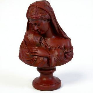 Madonna by Marwall Wall Plaque - 15.5-inch — Rust finish