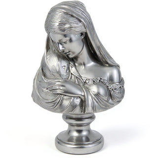 Madonna by Marwall Wall Plaque - 15.5-inch — Silver finish