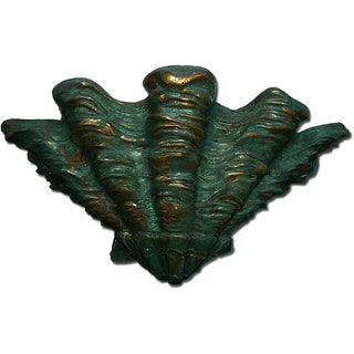 Shell Sconce Wall Sconce — Green Bronze finish