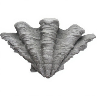 Shell Sconce Wall Sconce — Old Stone finish