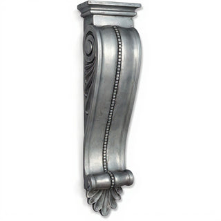 Mansion Corbel - 40-inch — Aged Silver finish