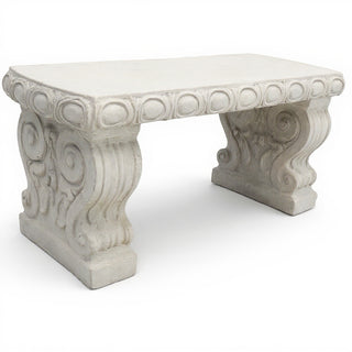 Metro Bench — Antique White finish