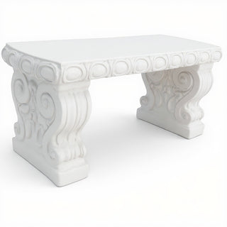 Metro Bench — Flat White finish