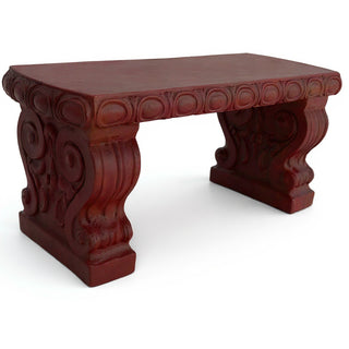 Metro Bench — Rust finish