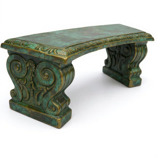 Curved Short Bench — Green Bronze finish