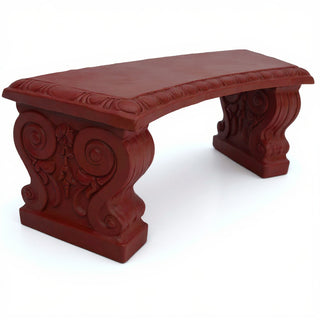 Curved Short Bench — Rust finish