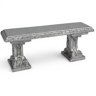 Antica Bench — Aged Silver finish