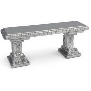 Antica Bench — Antique Silver finish