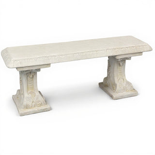 Antica Bench — Antique White finish