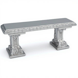 Antica Bench — Silver finish