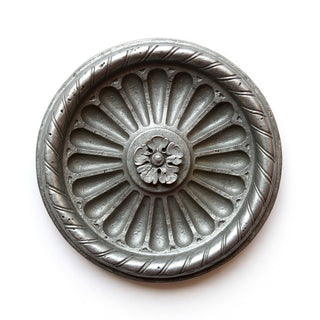 Belmont Medallion Wall Plaque - 20-inch — Aged Silver finish