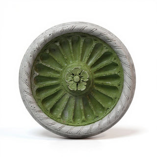 Belmont Medallion Wall Plaque - 20-inch — Mossy Green finish