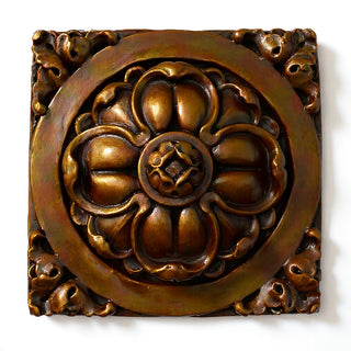 Clover Detail Architectural Element - 18-inch — Bronze finish