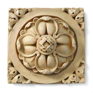 Clover Detail Architectural Element - 18-inch — Dusted Sand finish
