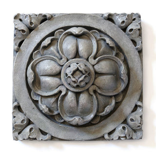 Clover Detail Architectural Element - 18-inch — Old Stone finish
