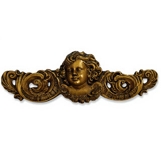 Angelic Scroll Wall Plaque — Bronze finish