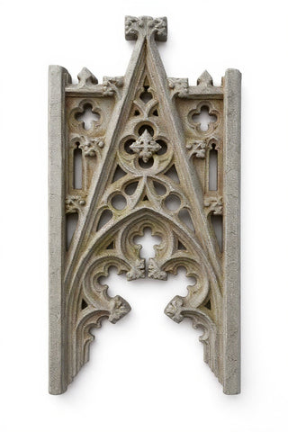 A-Frame Tracery Wall Panel - 46-inch — Antique Stone finish