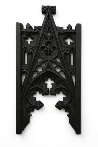 A-Frame Tracery Wall Panel - 46-inch — Dusted Black finish