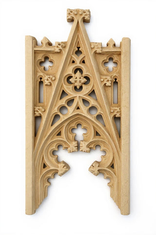 A-Frame Tracery Wall Panel - 46-inch — Dusted Sand finish