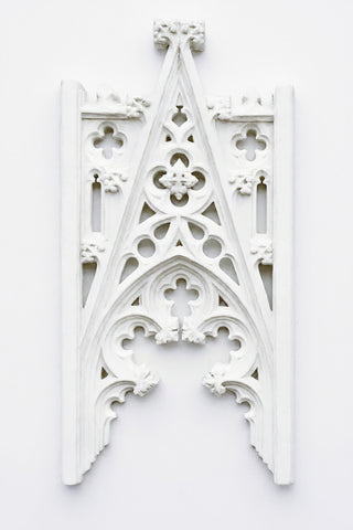 A-Frame Tracery Wall Panel - 46-inch — Flat White finish