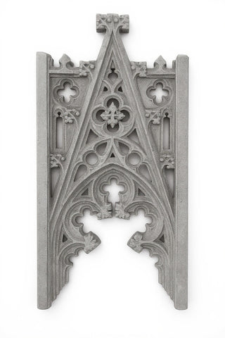 A-Frame Tracery Wall Panel - 46-inch — Old Stone finish