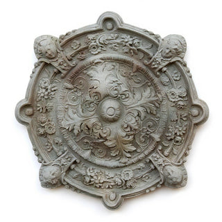 Intorno Medallion Wall Plaque - 35-inch — Antique Stone finish
