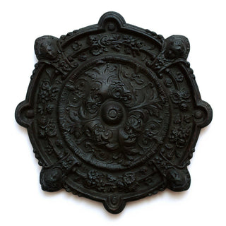 Intorno Medallion Wall Plaque - 35-inch — Iron finish