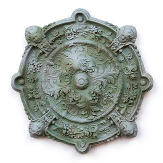 Intorno Medallion Wall Plaque - 35-inch — Mossy Green finish
