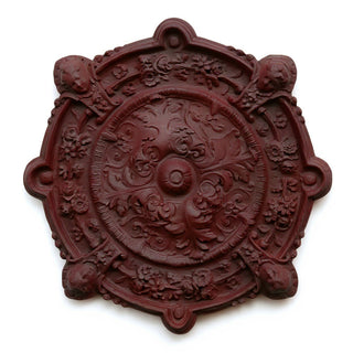 Intorno Medallion Wall Plaque - 35-inch — Rust finish
