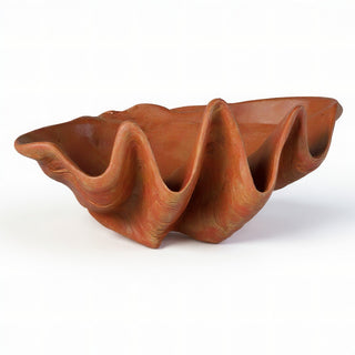 Clam Shell Planter — Metro finish