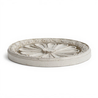 Abbott Medallion - 15-inch — Antique White finish