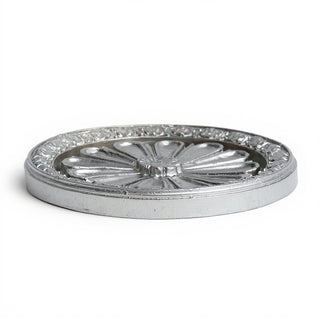 Abbott Medallion - 15-inch — Silver finish
