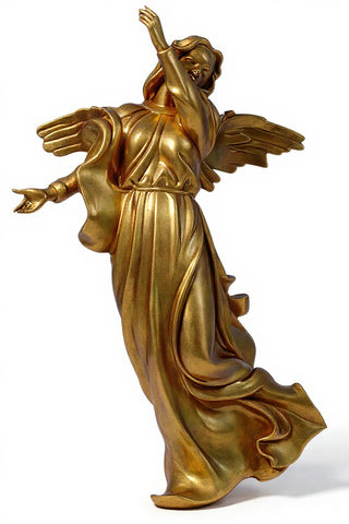 Winged Hanging Angel Statue - 20-inch