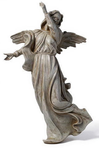 Winged Hanging Angel Statue - 20-inch