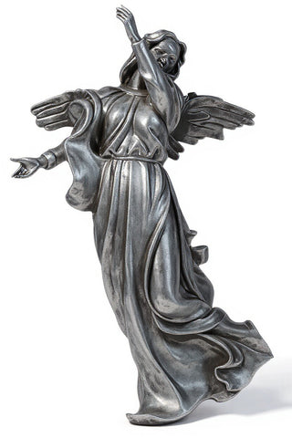Winged Hanging Angel Statue - 20-inch