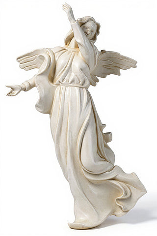 Winged Hanging Angel Statue - 20-inch
