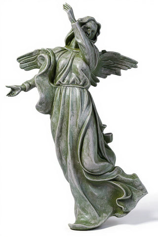 Winged Hanging Angel Statue - 20-inch