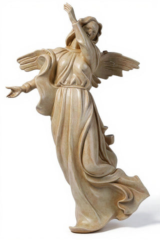Winged Hanging Angel Statue - 20-inch
